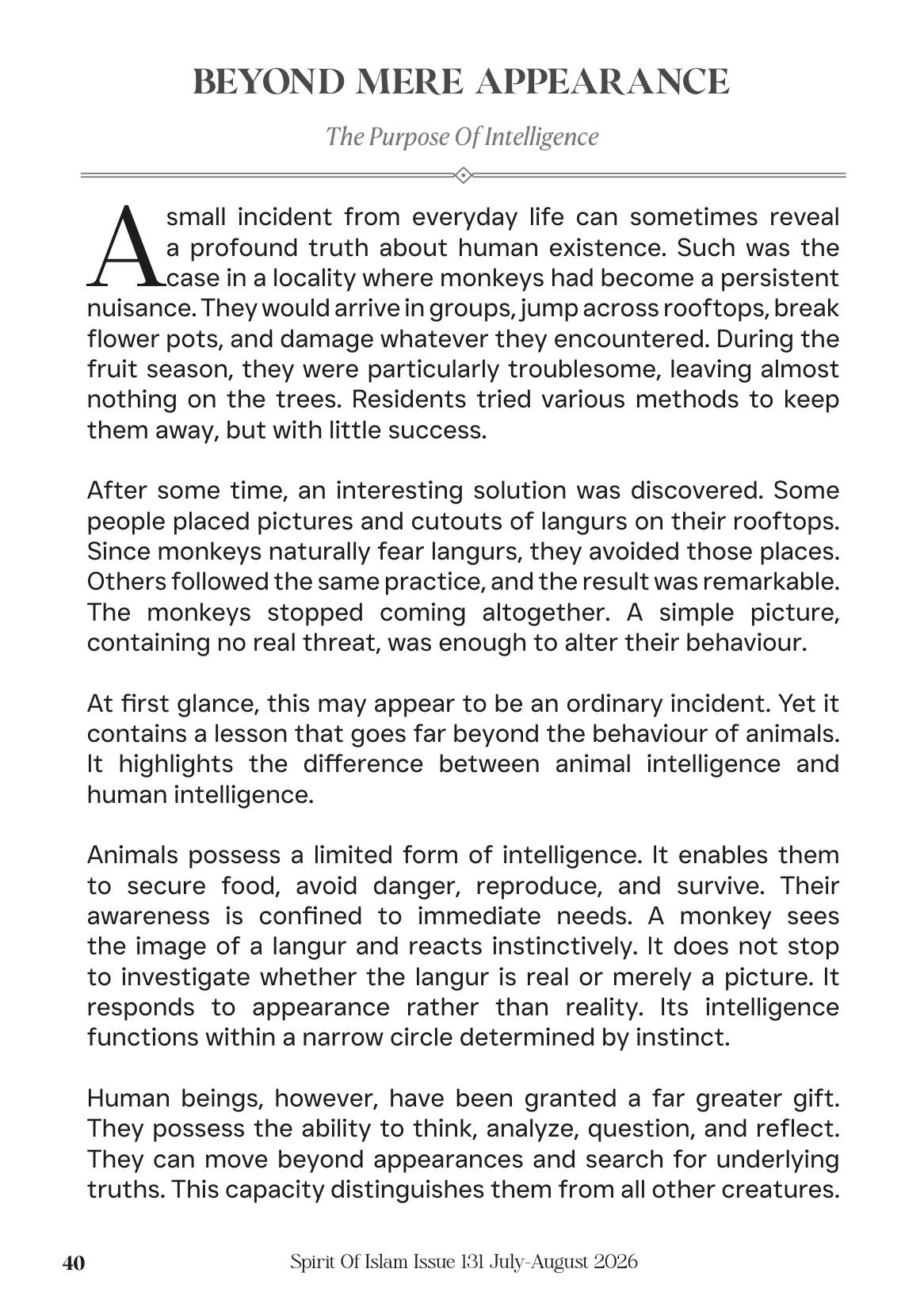 The printed page