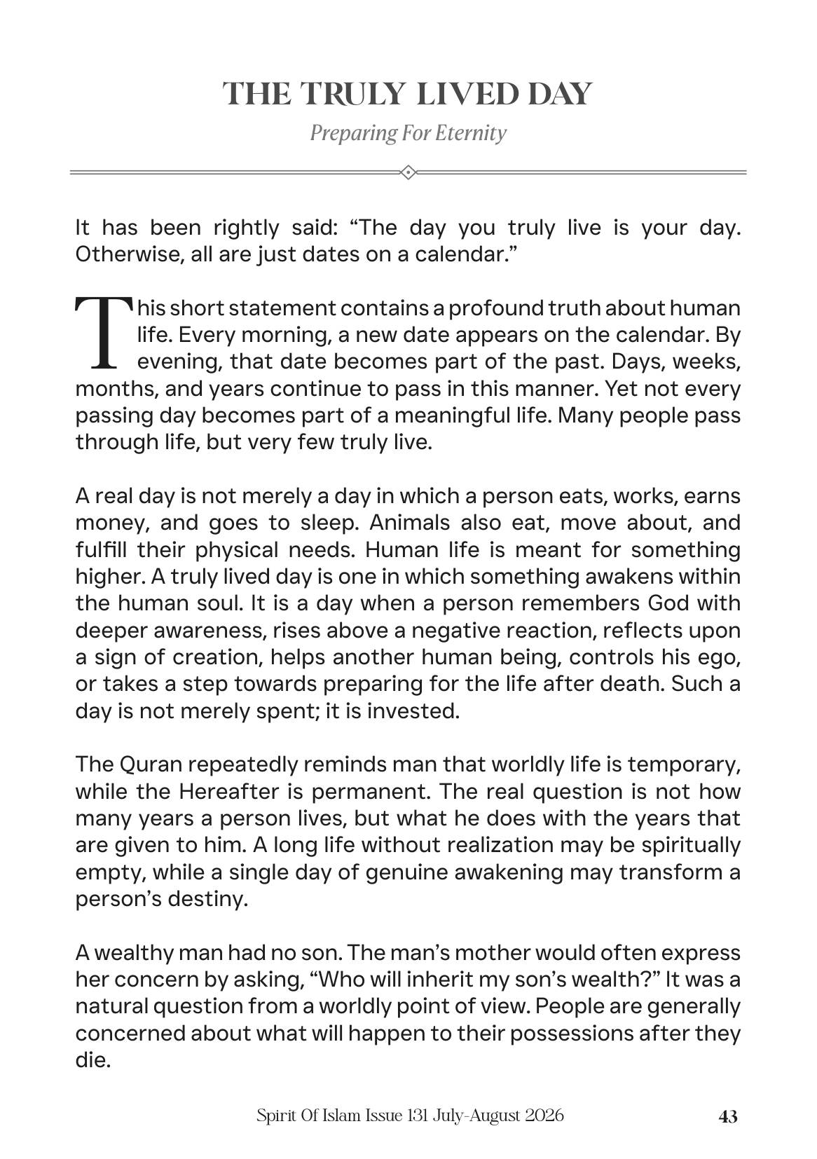 The printed page
