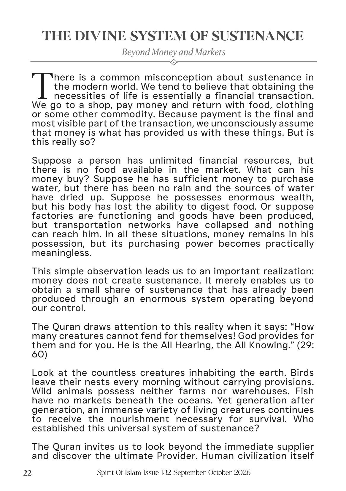 The printed page