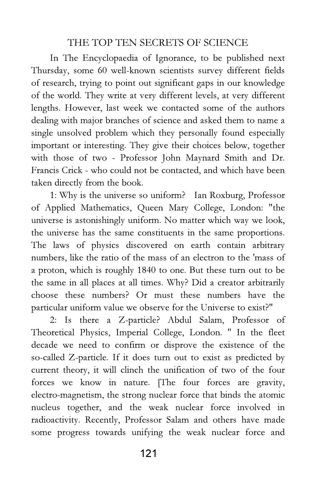 The printed page