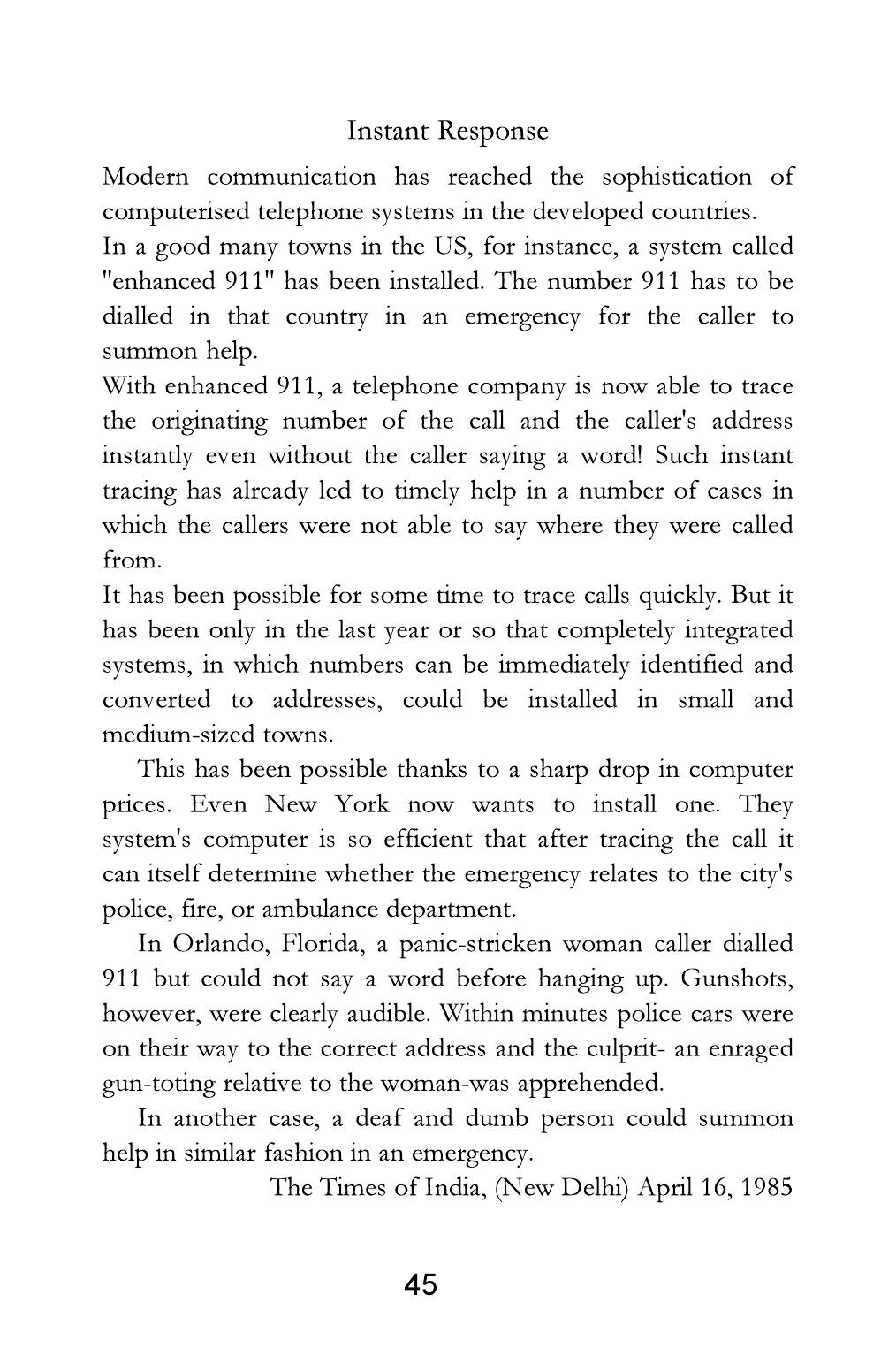The printed page