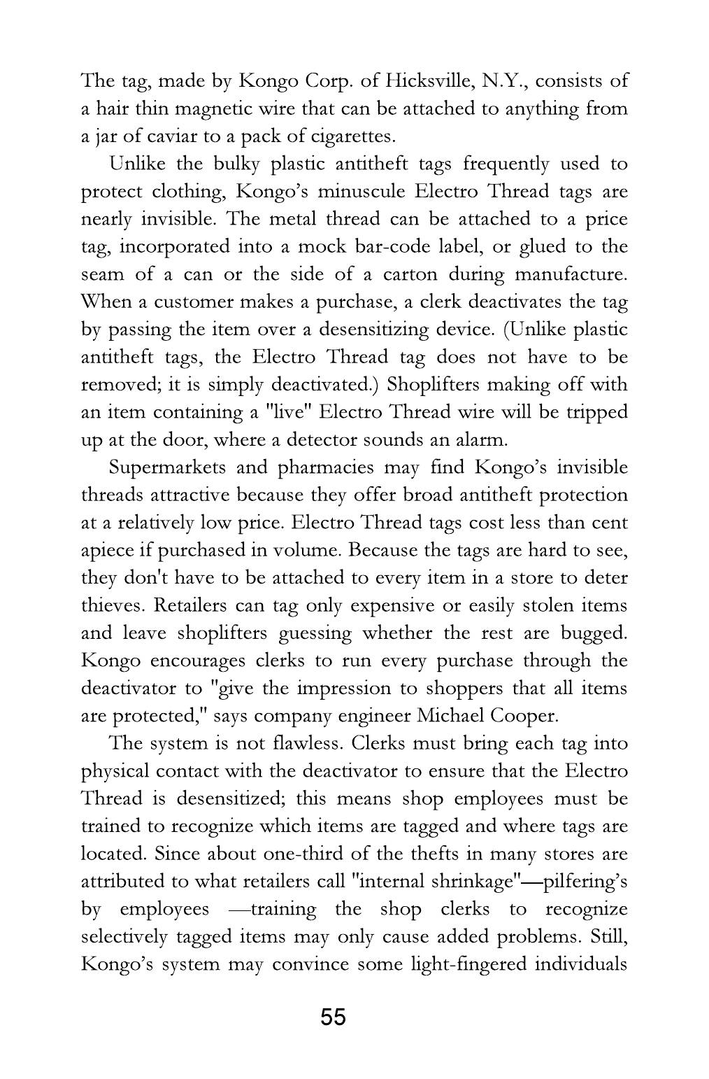 The printed page