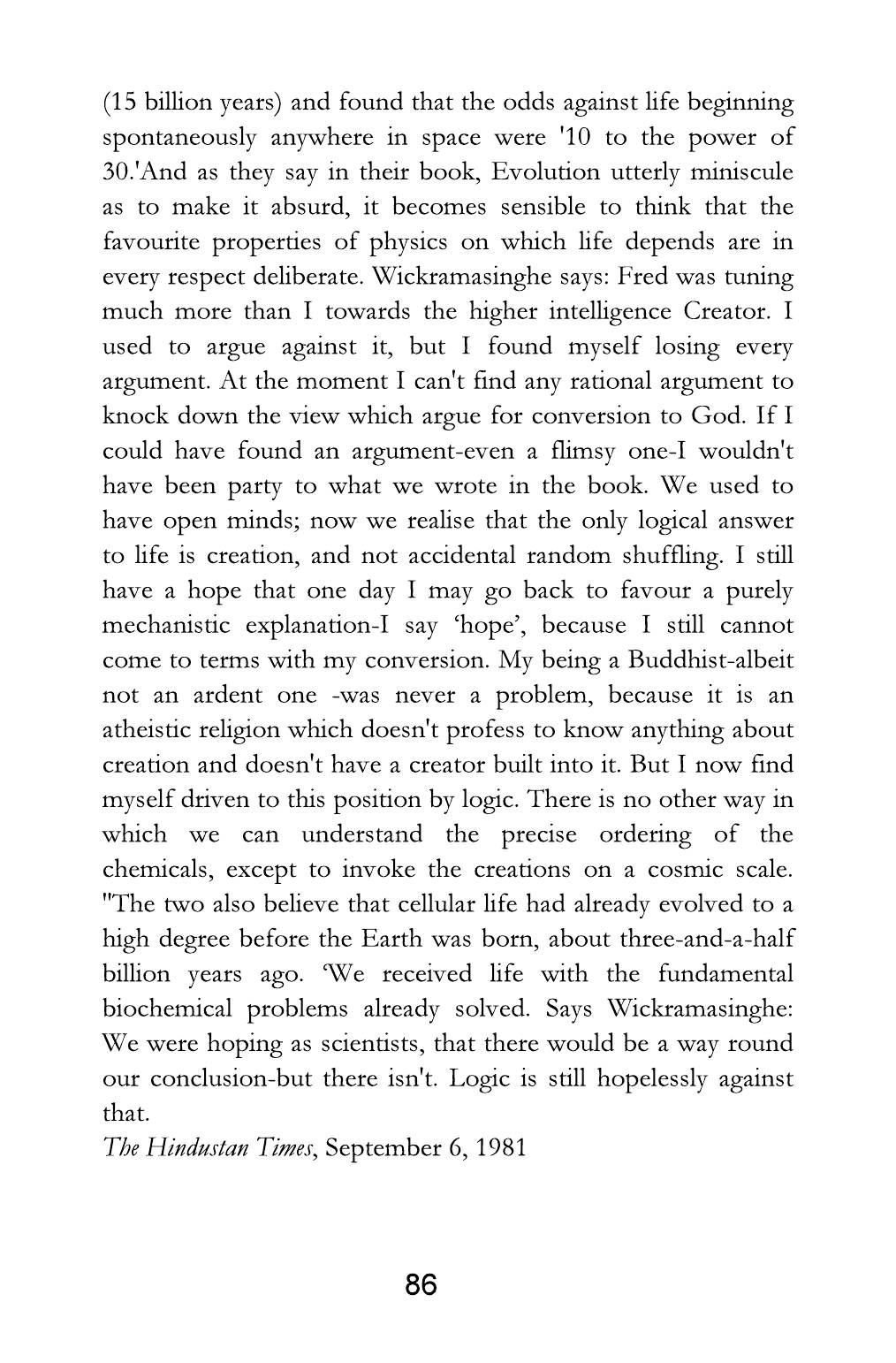 The printed page