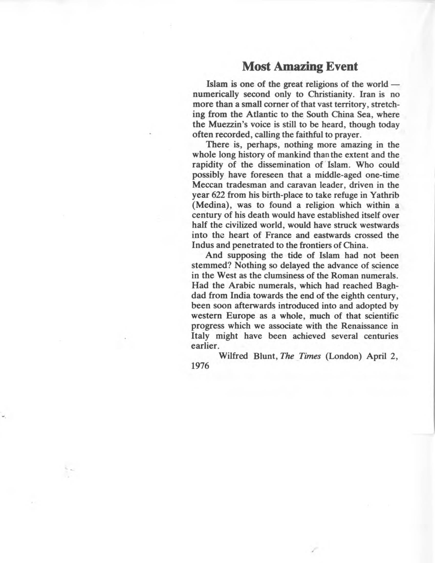 The printed page