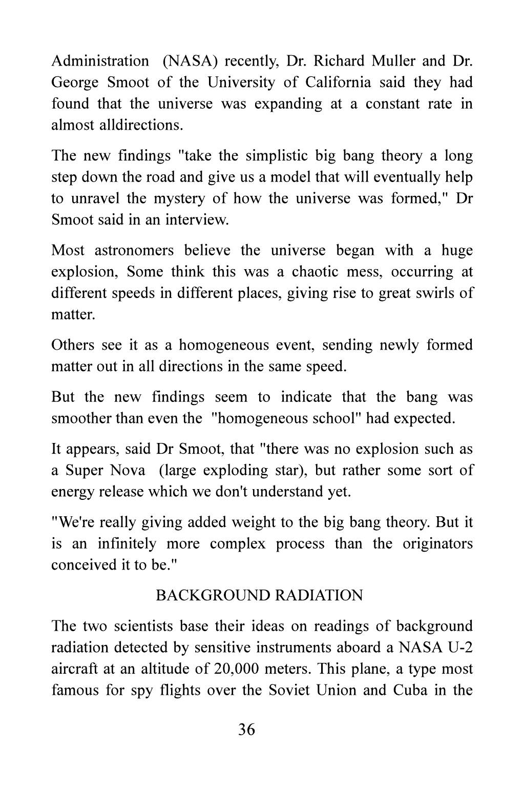 The printed page