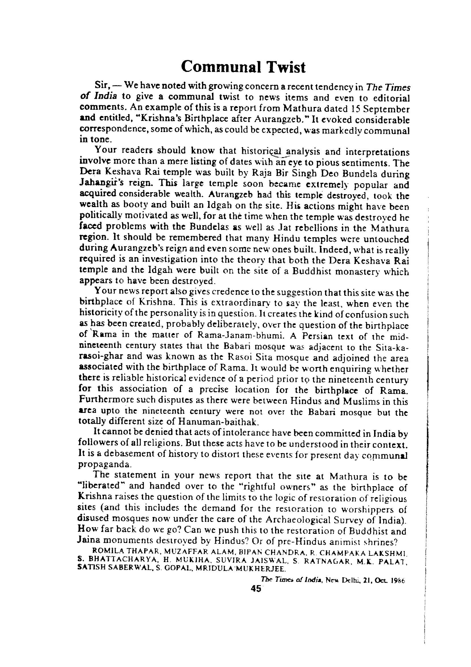 The printed page