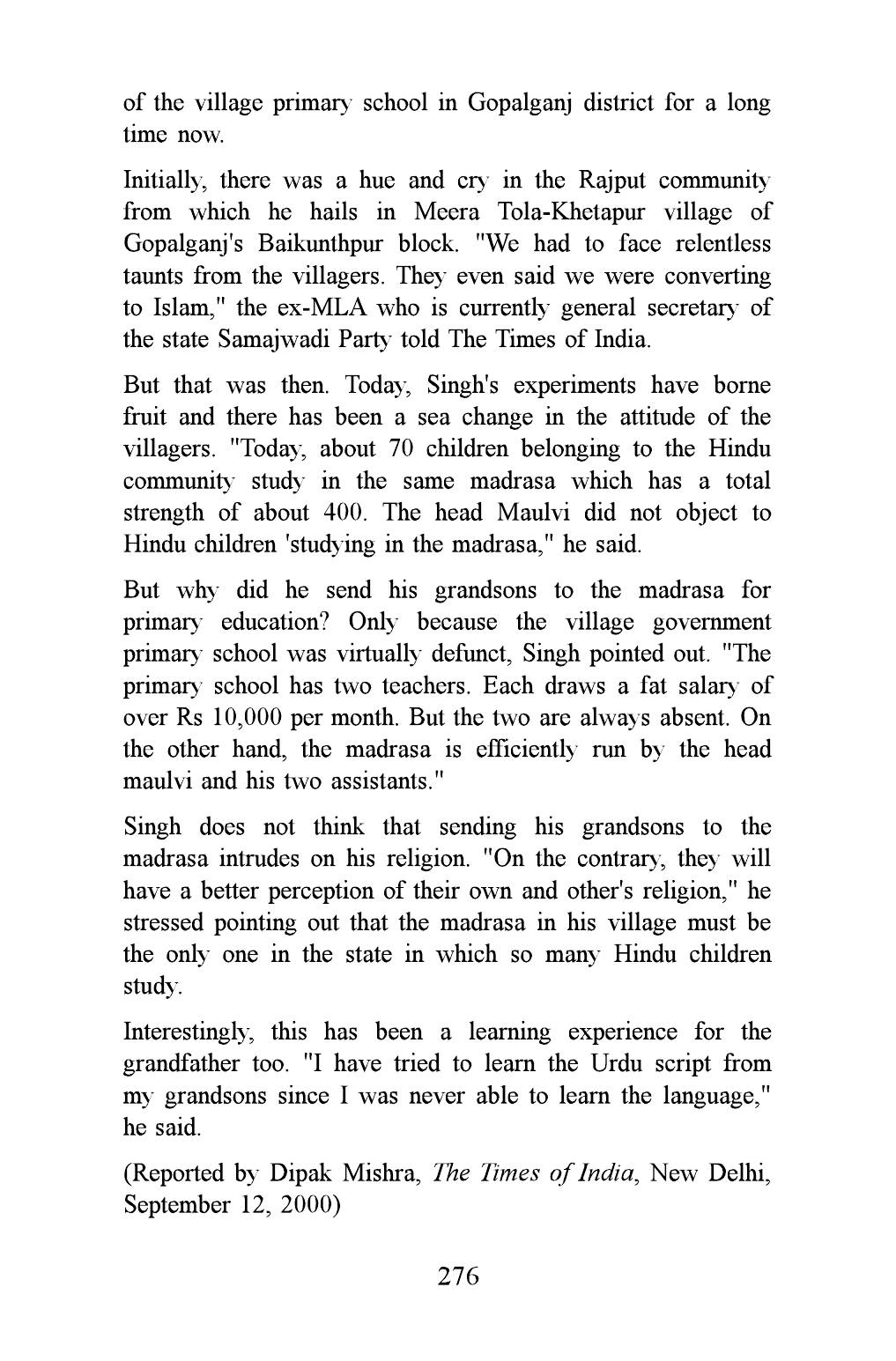 The printed page